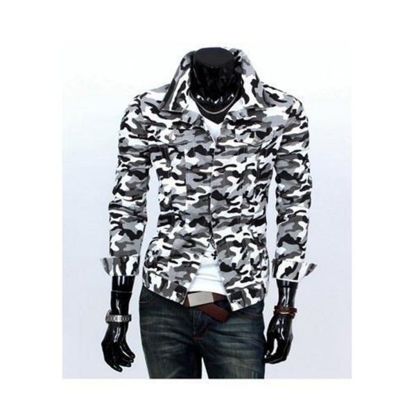 Outdoor Camouflage Patchwork Jacket