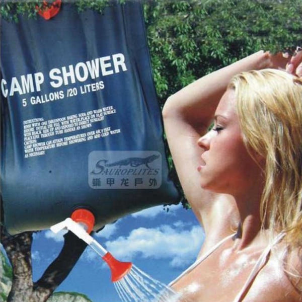 Solar Energy Heated Camp Shower Bag